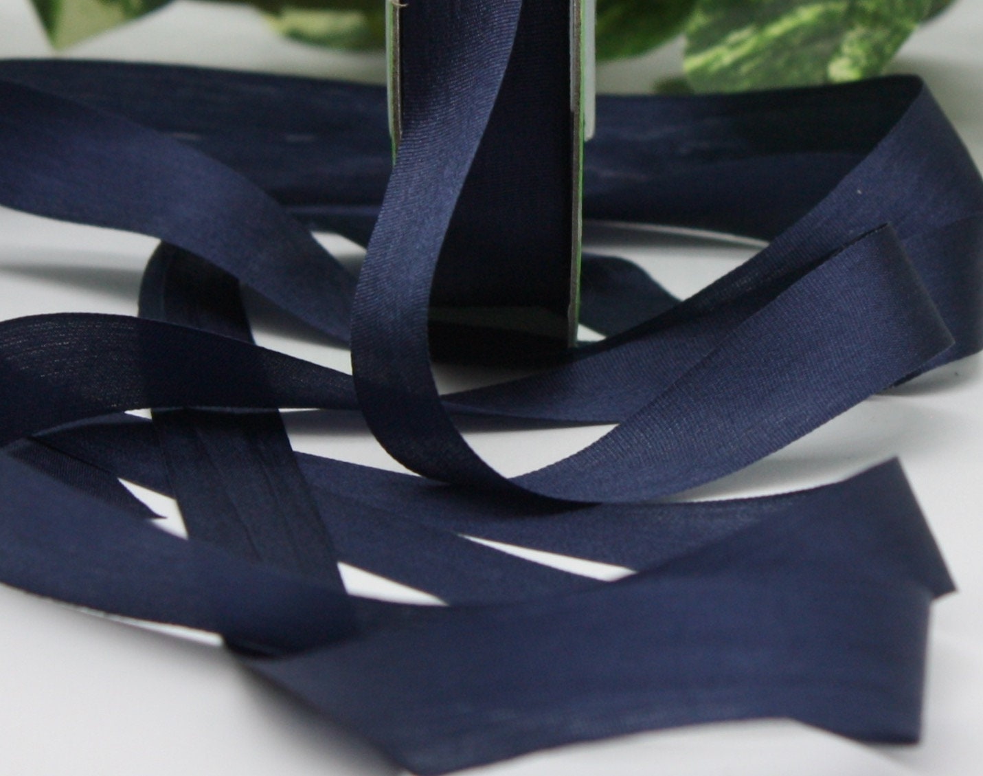 Navy Blue Velvet Ribbon 3/4 Wide BY THE YARD 