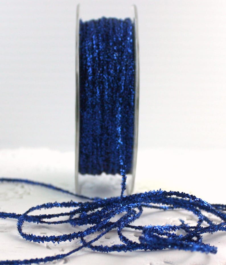 Silver Glitter String 1/8” Wide by the Yard - Etsy