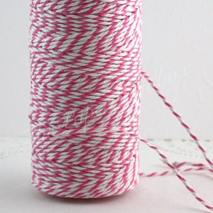 Pink Baker’s Twine 10 yards, Cotton Twine