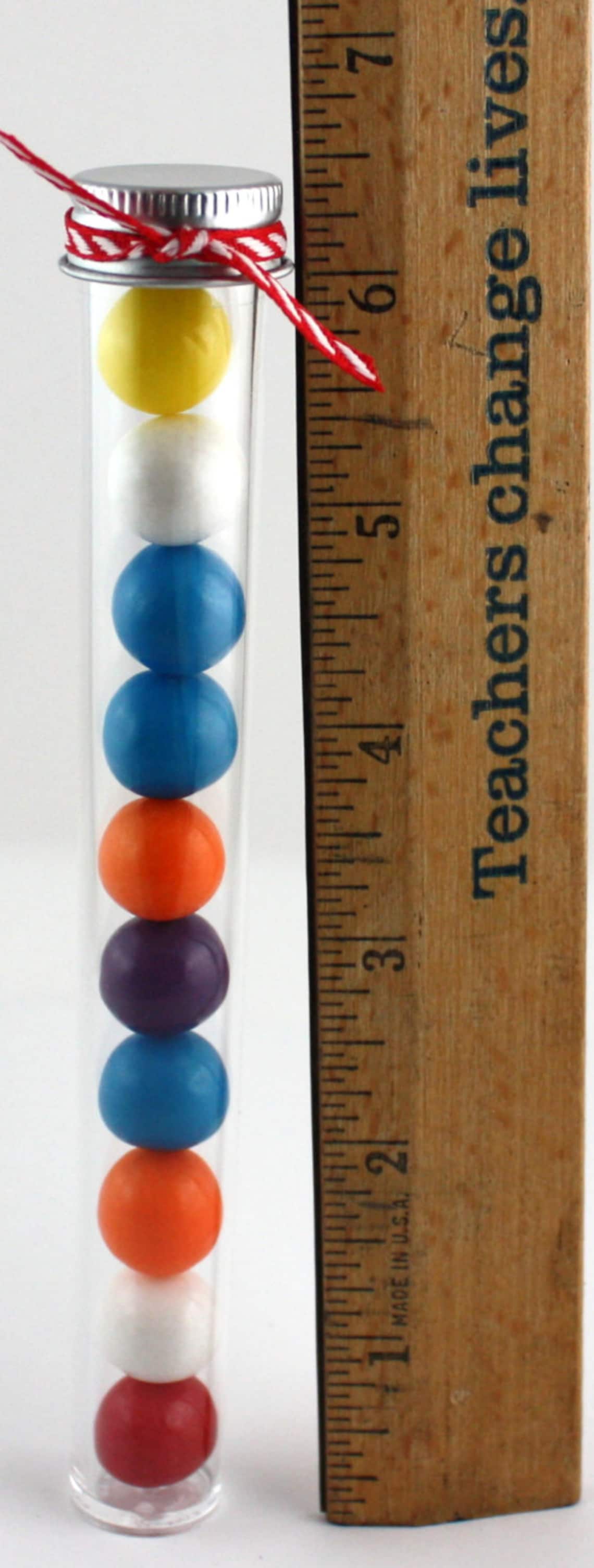 10 Gumball tubes Candy Tubes Plastic Tubes Food Safe Tubes Etsy