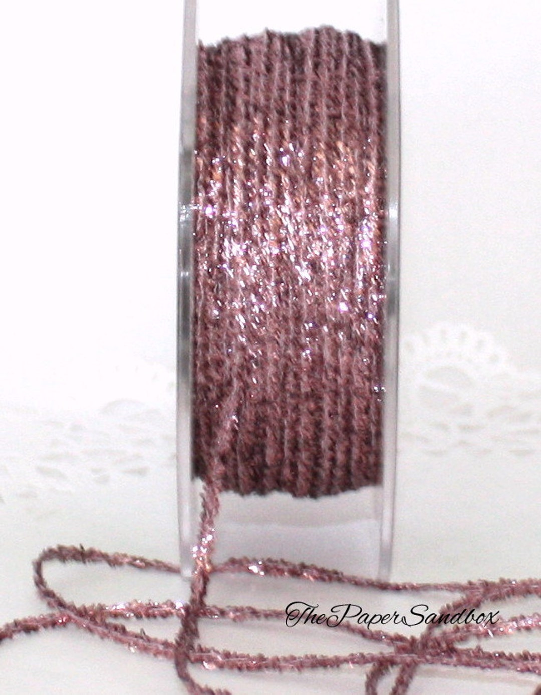 Pink Glitter String 1/8” Wide by the Yard - Etsy