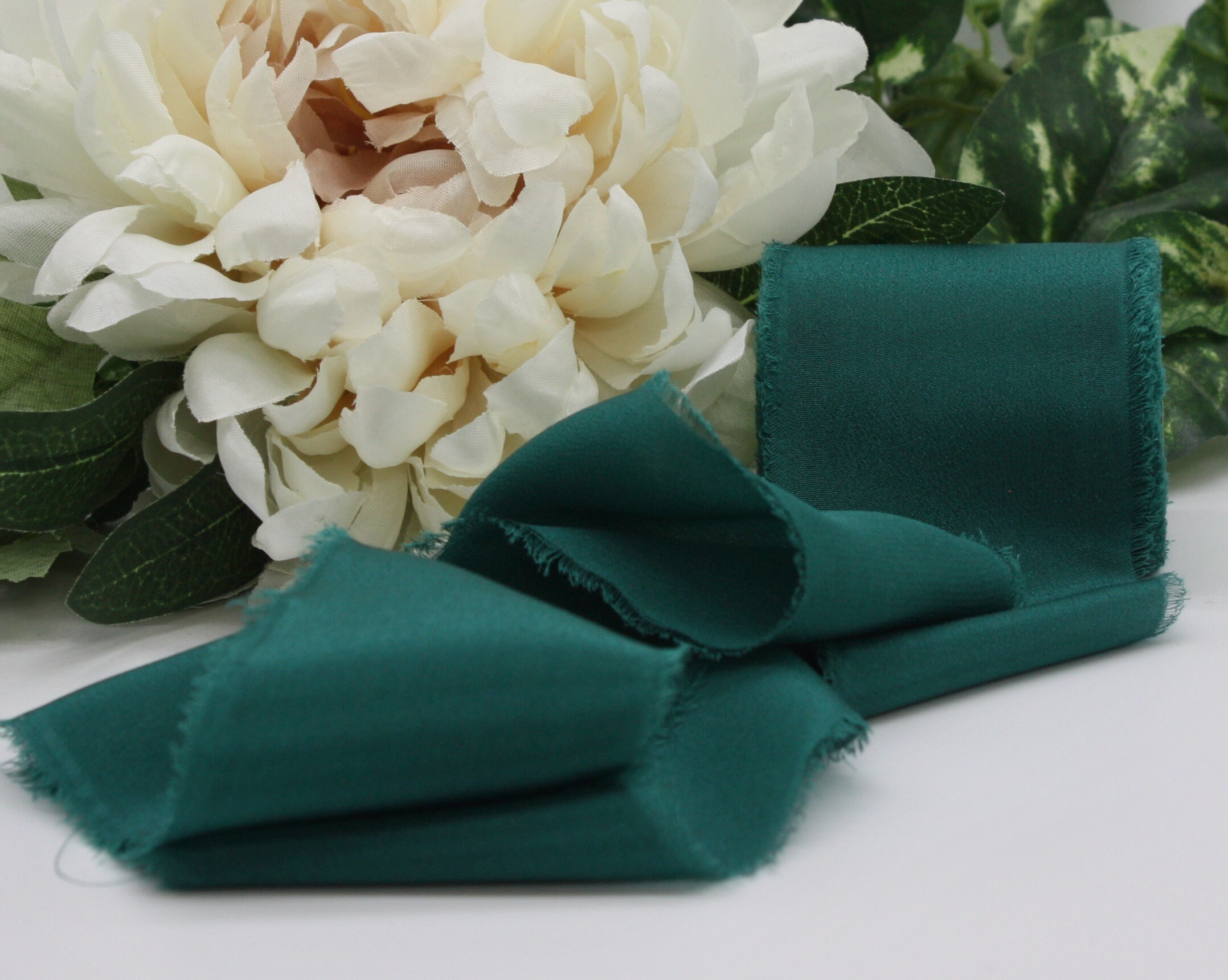 Dark green 5/8''15mm 25 Yards Silk Satin Ribbon Wedding decorative