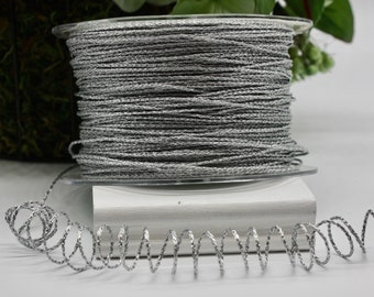 Wired Twine: 1mm Gold, Silver, and White - 10 Yards