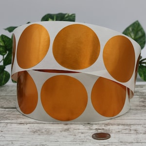 Sceaux en cuivre brillant, sceaux d'enveloppe en bronze brillant 2" joints de gaufrage ronds