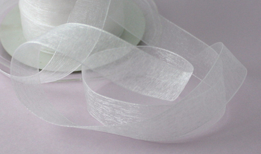 Organza Ribbon red wrapping ribbon rolls tulle ribbon for Gift Wrapping,  Wedding Invitations, Bridal Bouquets