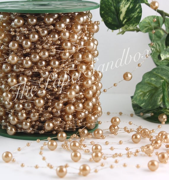 Pearl Beaded Garland: Ivory (5')