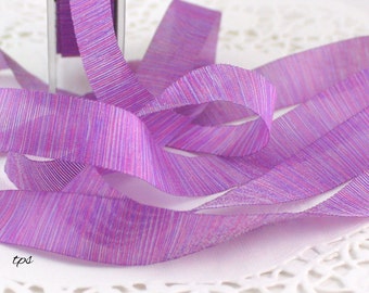 Pink/PurpleTextured Ribbon 5/8” wide by the yard