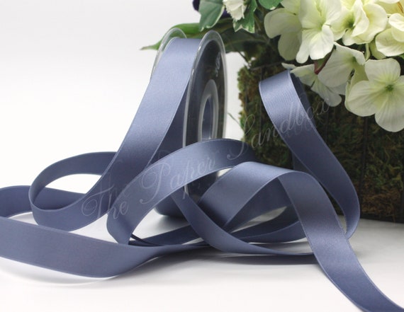 Navy Blue Velvet Ribbon 3/4 Wide BY THE YARD 