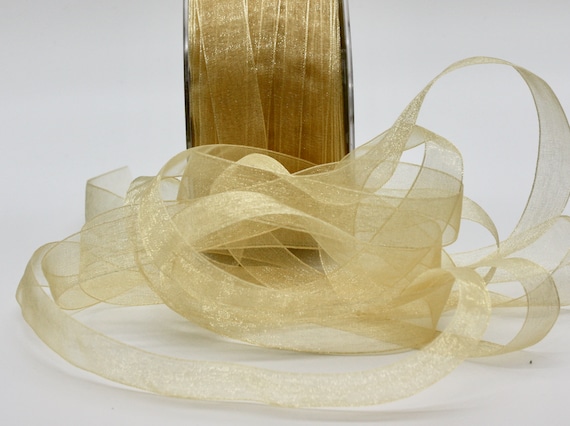 Organza Sheer 5/8 Width Craft Ribbons for sale