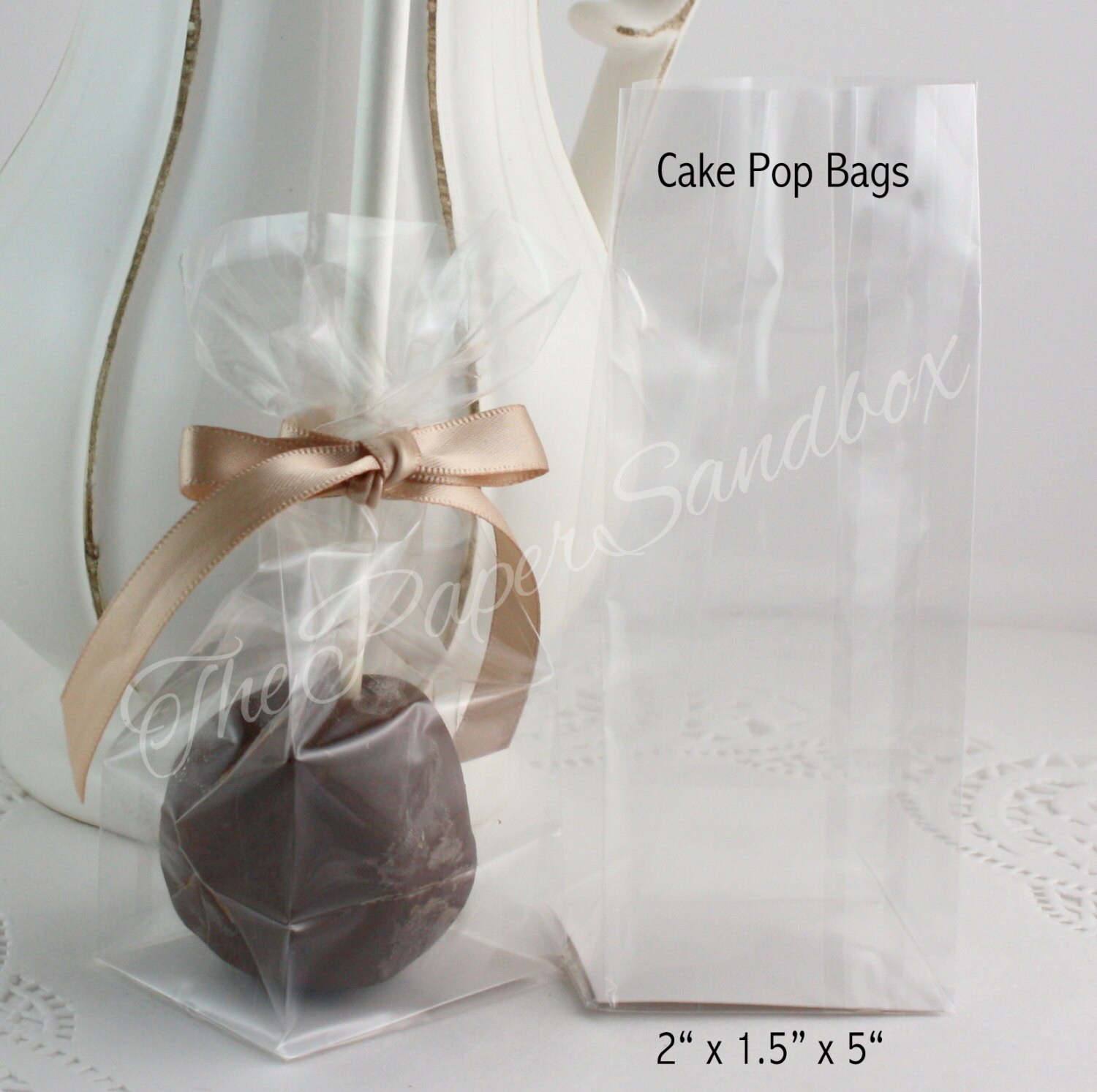 Cake Pop Bags 2 x 1.5 x 5 Food Safe Bags Clear Candy Bags Etsy