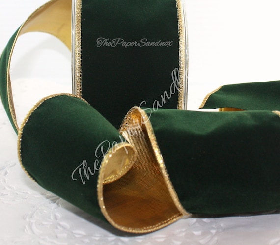 Gold Velvet DESIGNER Ribbon