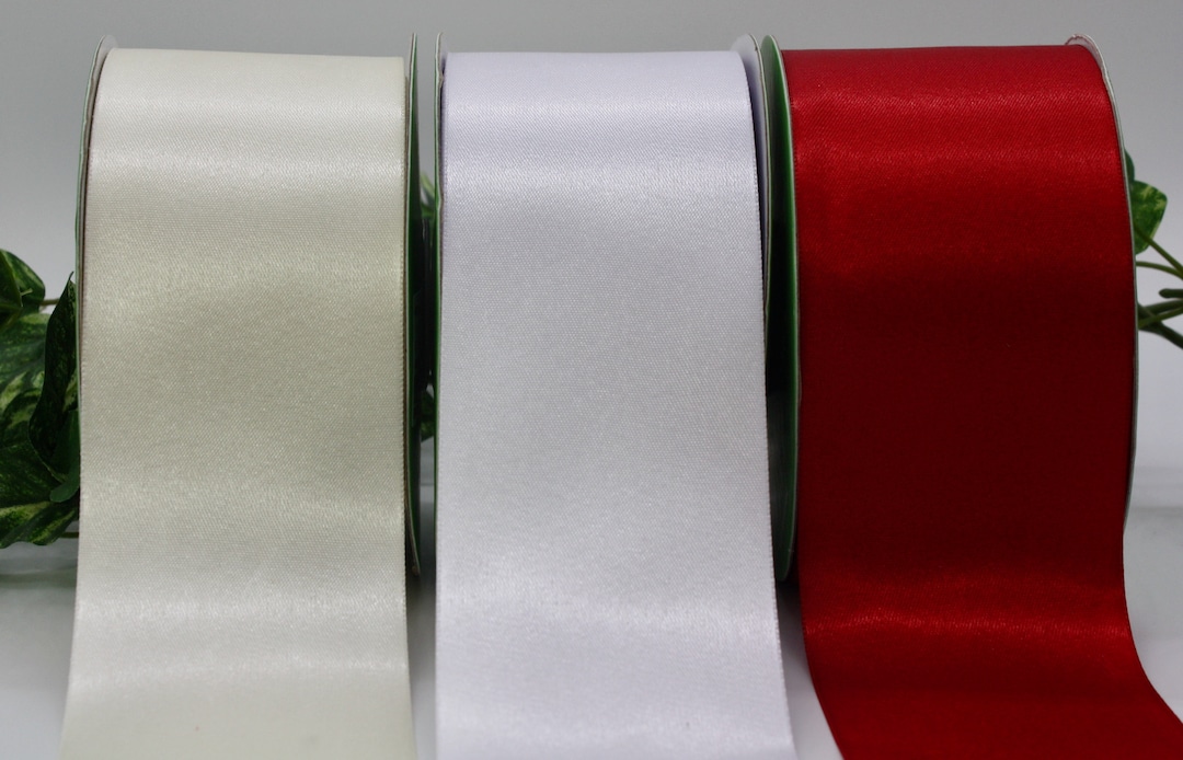 Waterproof Double Faced Satin Ribbon 2.5
