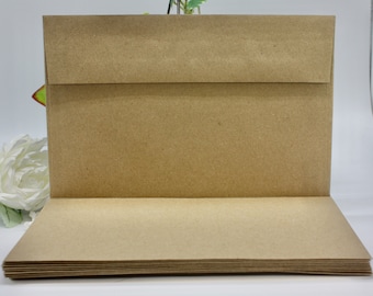 20 - A10 Kraft Brown Envelopes 6 x 9.5"