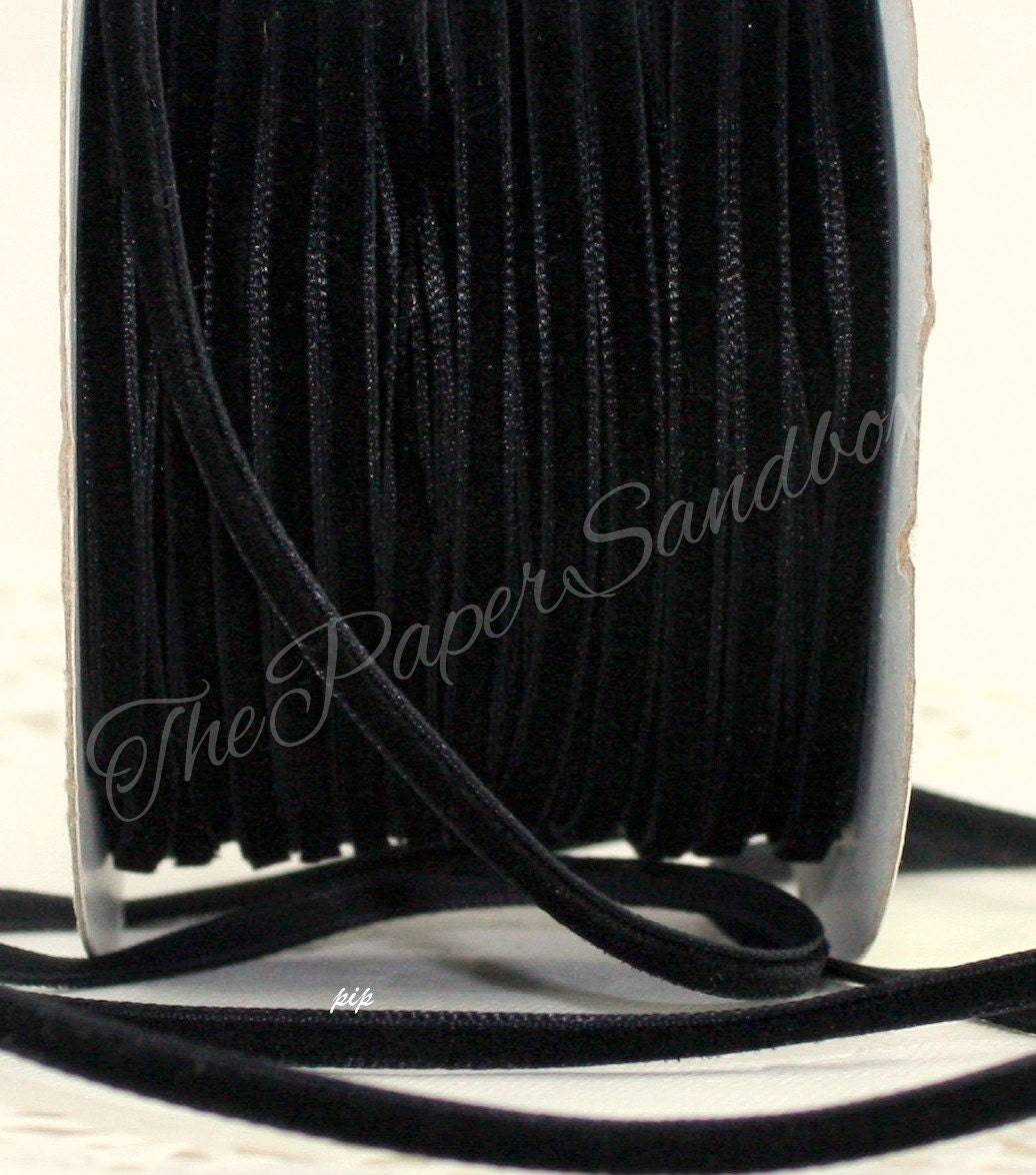 Nylon cord, black matte, thickness 1.2mm, 2 m