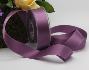 Amethyst Satin Ribbon 1” wide BY THE YARD