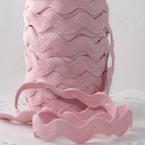 Pink Ric Rac Trim 1/2” wide  Pink Rick Rack Trim