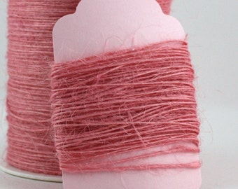 Pink Burlap String Twine, 1mm twine