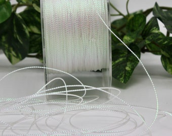 Iridescent White Twine String