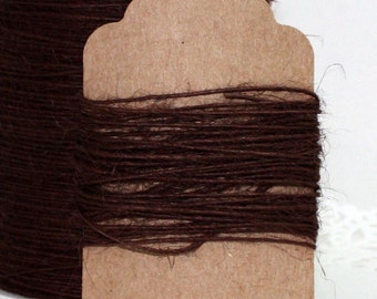 Brown Burlap Twine String 1mm