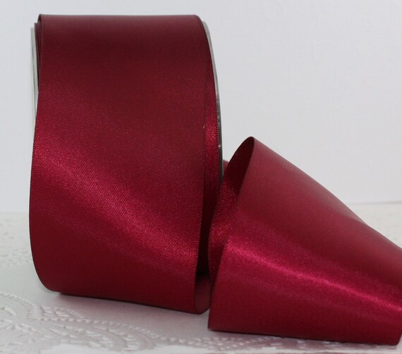 Wine colored 2024 satin ribbon