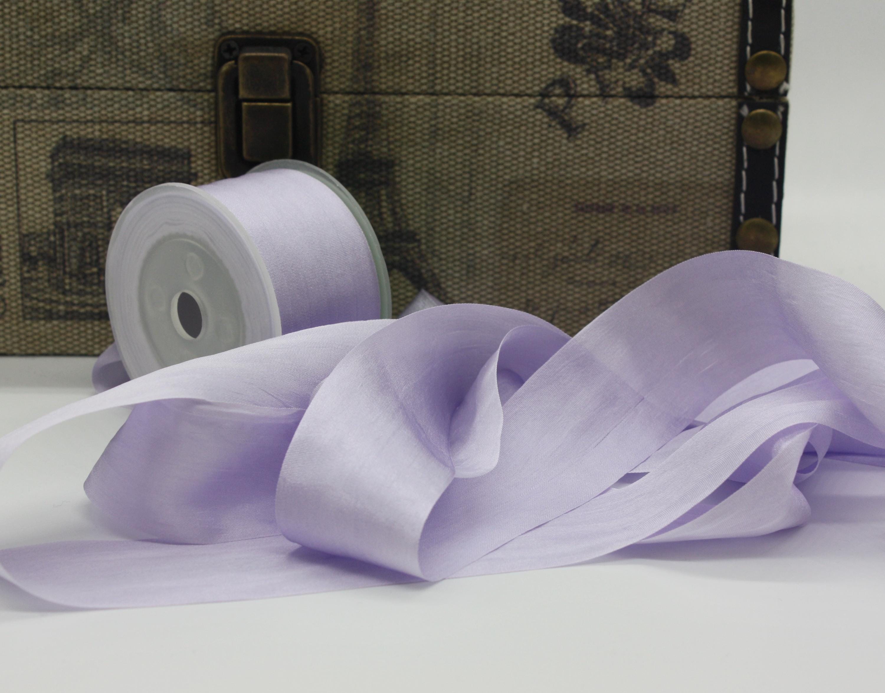 Lavender Silk Ribbon 1/2