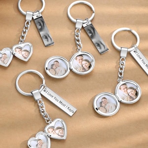 Personalized Locket Keychain,Locket Keychain With Photo,Locket Keychain,Locket With Photo,Personalized Locket With Photo,Memorial Keychain