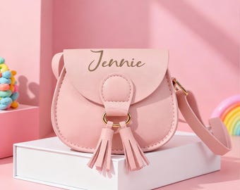 Personalized Little Girls Purse,Custom Girls Purse With Name,Flower Girl Bag,Crossbody Bag,Kids Purse, Little Girl Gifts,Girls Birthday Gift