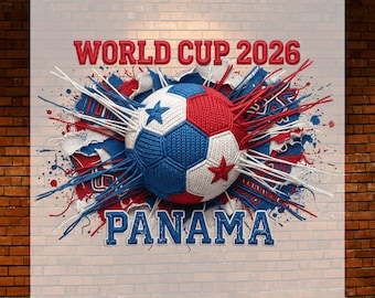 World Cup 2026 Panama Soccer DTF Print, Football Fan Shirt Print