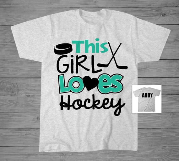 Girls' Hockey Goalie Girl Hockey Enthusiast Long Sleeve T Shirt by