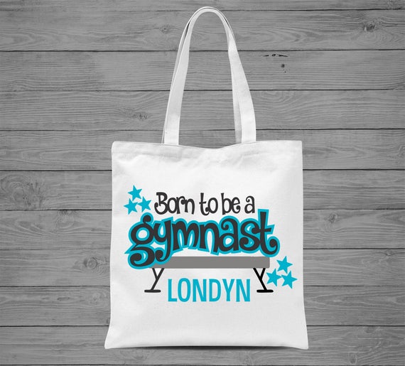 gymnastics tote bag