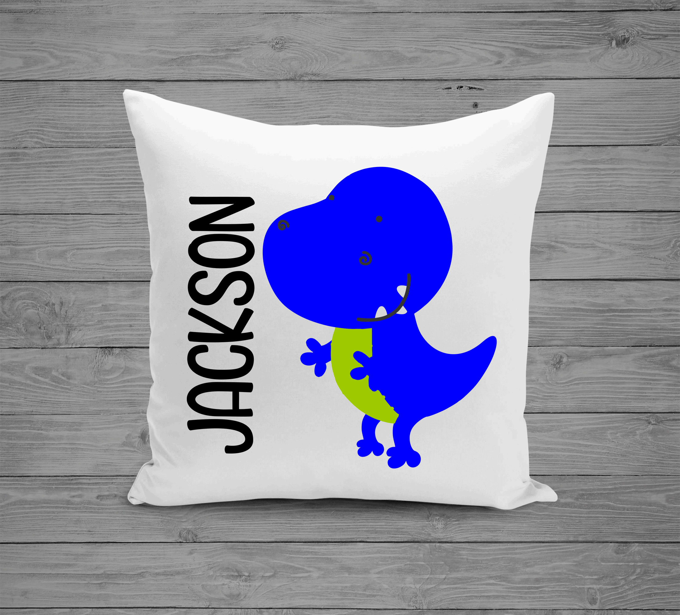 Dinosaur Pillow Dinosaur Throw Pillow Dinosaur Decor Etsy