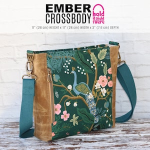 PDF NÄHANLEITUNG - Ember Crossbody Bag - mit Tutorial-Video + SVG-Schnittdateien - Viele Taschen - Anfängerfreundlich