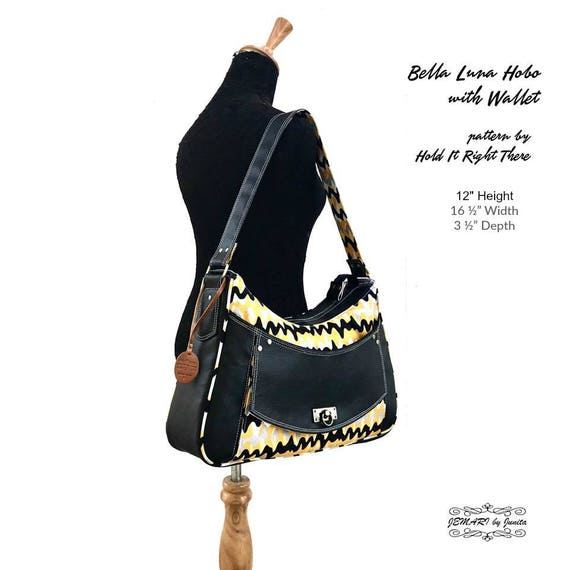 Bella Luna - Hobo bag with built in Wallet