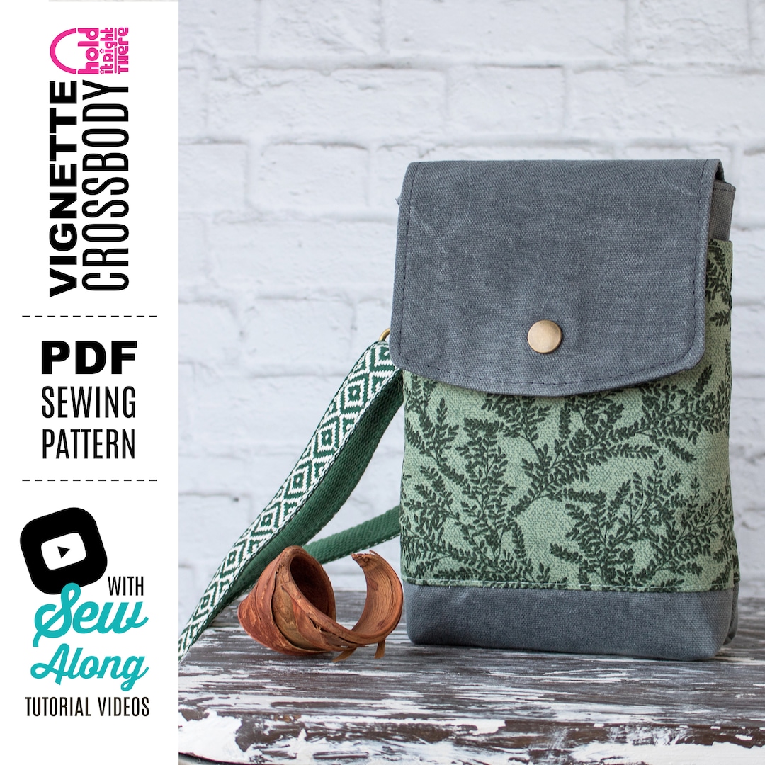 PDF SEWING PATTERN With Tutorial Video Vignette Phone