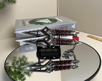 Valorant Kuronami No Yaiba, Valorant Knife, Metal Weapons Model, Trainer Knife, Game Peripheral, 3d Printed Alloy, Weapons Replica, Desk Toy