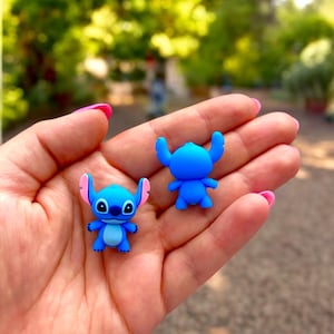 2/5 個のフォーカルビーズ • ブルーエイリアン • DIY ビーズアイテム用 - ペン、ストラップ、ブレスレット、キーチェーン