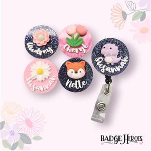 Personalised 3D Name Badges Reels