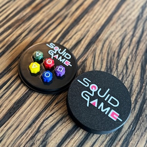 Squid game, Gonggi-set, zoals te zien in Squid game, Korean Jack, replica, 3D printer