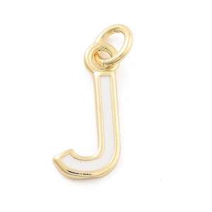 Colgante con la letra J, joya inicial elegante y duradera, regalo para ella