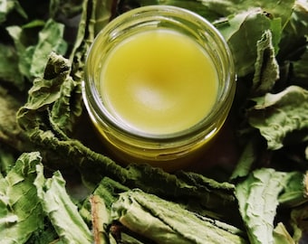 Handmade Botanical Balm with plantain, comfrey and calendula
