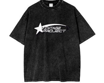 Estetisk t-shirt med grafisk design från Y2K, överdimensionerad streetwear, vintage 90-talsstil, tvättad retro gotisk skjorta för män och kvinnor, grafiska skjortor