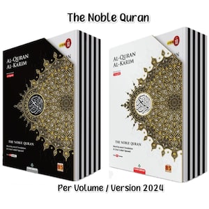 The Noble Quran | English Translation | 10 Books Per Volumes | Coloured Tajweed | Resm Uthmani