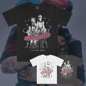 Arcane Y2K Jinx And Vi Design, Leauge Of Legends Shirt, Arcane Graphic Tee, Powder Shirt, Arcane Family Tee, Gifts For Her, Streetwear Shirt
