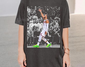 Camiseta vintage de baloncesto de Jalen Brunson con colores cómodos