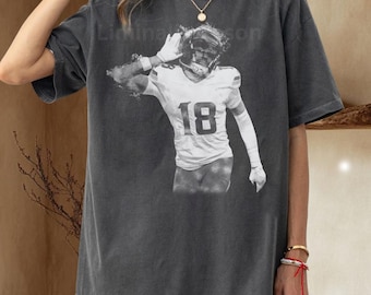 Vintage 90s Justin Jefferson Graphic Tee Gift For Fan
