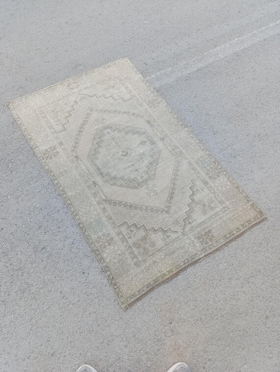 4x6 Rug, 4x6 Turkish Rug, 4x6 Oushak Rug, 4x6 Vintage Rug, Livingroom Rug, Kithcen Rug, Handmade Rug, Livingroom Rug, Area Rug, 3.6 x 5.9 Ft