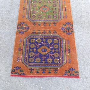 2x4 Rug 2x4 Oushak Rug 2x4 Vintage Rug 2x4 Turkish Rug Bathroom Rug Doormat Rug Small Rug Home Decor Rug Wool Rug Oriental Rug 2.5x3.11 feet