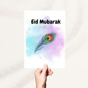 Eid Mubarak Greeting Card