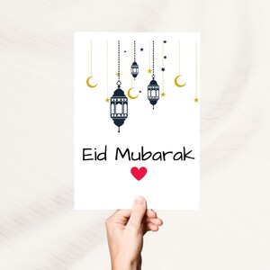 Cartão de felicitações Eid Mubarak