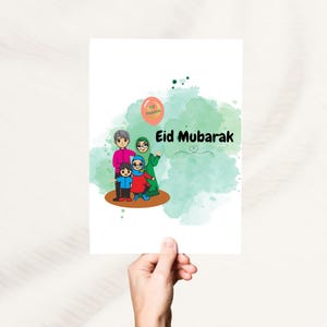 Eid Mubarak Greeting Card